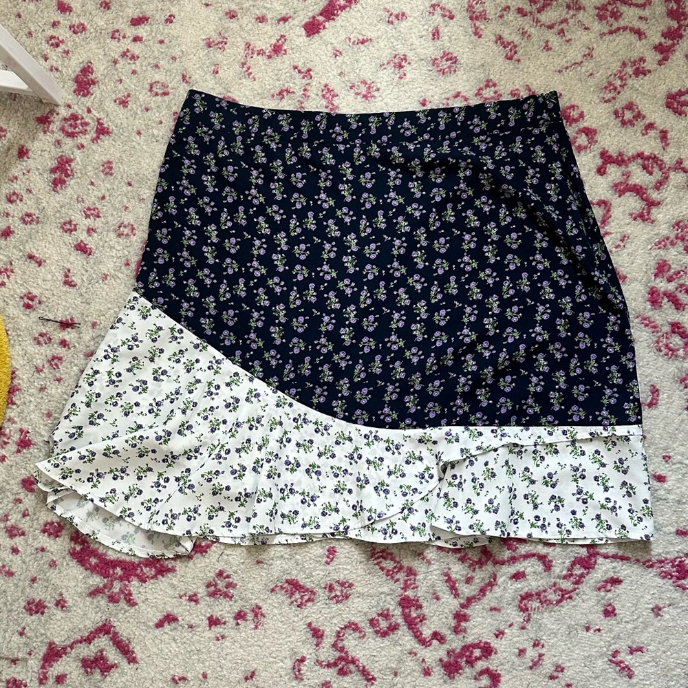 Nasty Gal Floral Spring Skirt